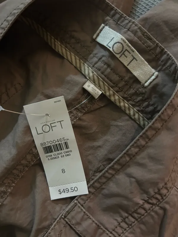 Pants capri loft color brown  - Image 8