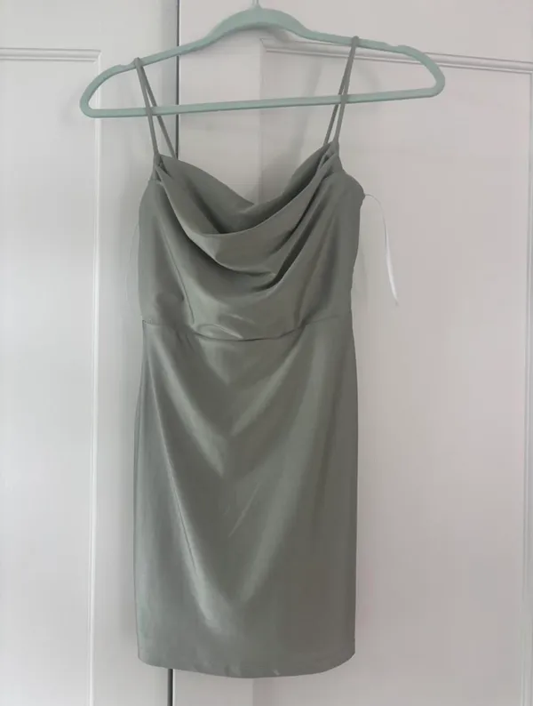 Lovely Day Green Mini Dress - Image 2