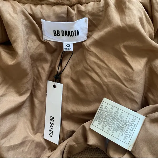 BB Dakota Brown Size XS Fuzzy Jacket Teddy Plush Soft Cozy Warm Coat New - Image 10