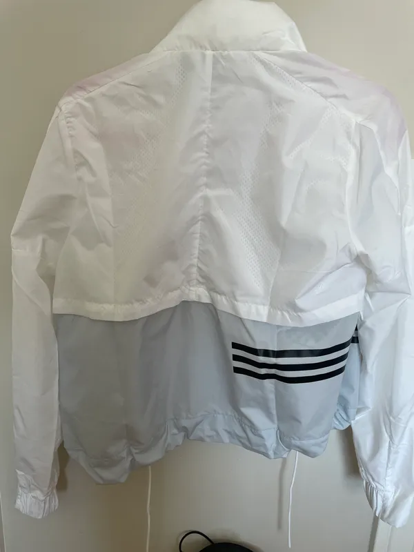Adidas Blue And White  Wind Breaker - Image 2