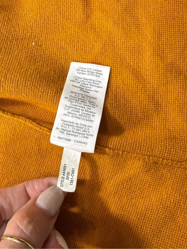J. Crew 100% Cotton Pumpkin Open-Front Cardigan Coat - Image 8