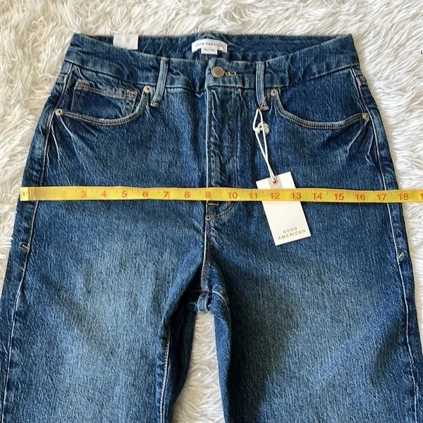 NWT Good American Good classic Skinnyish fit hi rise Women’s Jeans size 10/30 - Image 5