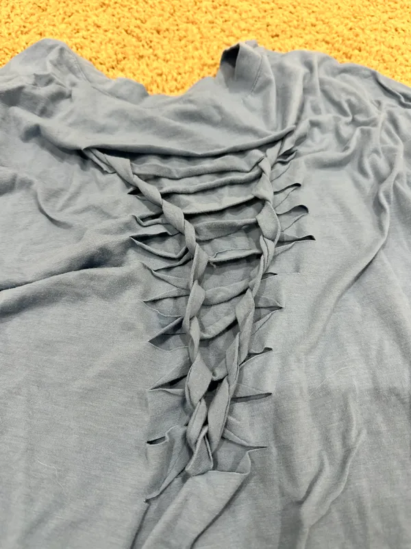 blue long sleeve tee - Image 3