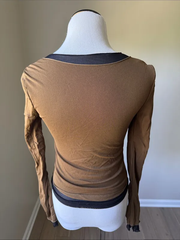 Free People Intimately Free Sheer Layered Long Sleeve Top - Image 8