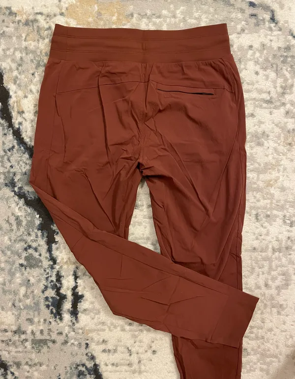 Trekkie North Joggers In Rust Red - Image 10