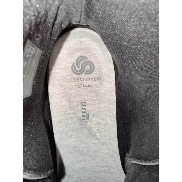 Clarks Cloudsteppers Sillian Tino Grey Ruched Ankle Boots‎ Sz 8 - Image 6