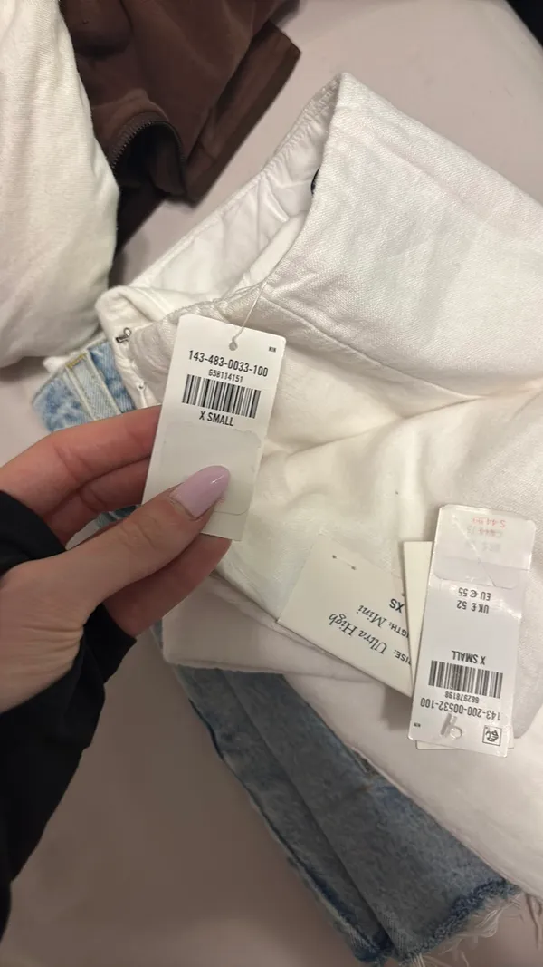 Abercrombie, white linen skirt - Image 3