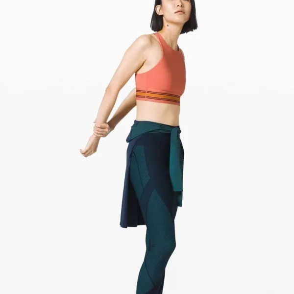 Lululemon x Roksanda My Element Bra in Rustic Coral Garnet Fools Gold Size‎ 2 - Image 5