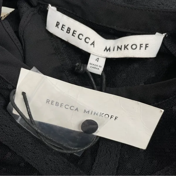 REBECCA MINKOFF Dress Womens 4 Feminine Whimsigoth Party Wedding Guest Chic - Image 12
