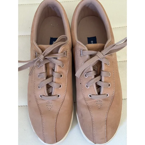 Easy Spirit SEAP1 Mauve‎ Pink Leather Lace Up Walking Shoes Womens 10 N Narrow - Image 2