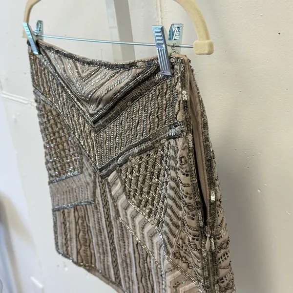 NWT Club Monaco Beaded Itzel Party Embellished A-line Mini Skirt Sz‎ 6 - Image 6