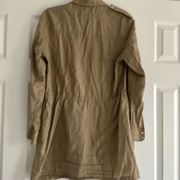 Rag & Bone Women’s Tan Long Tie Waist Shirt or Dress - Image 5