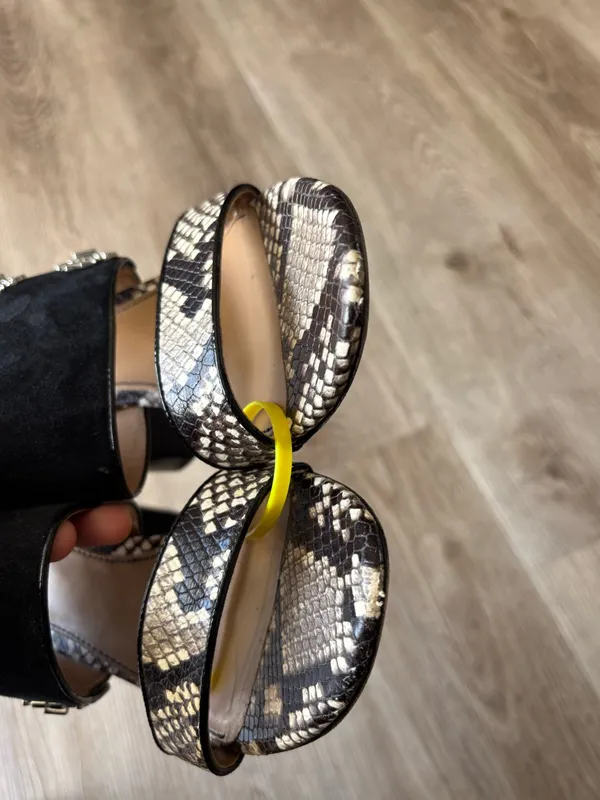 Tory Burch Kira Snakeskin Suede slingback S 8.5 - Image 12