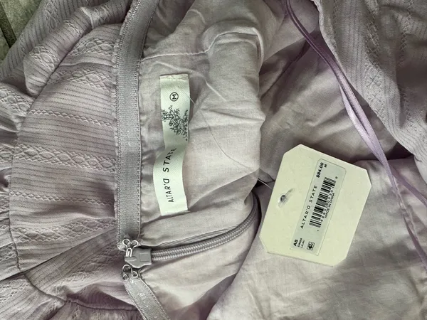 Altar'd State Tibbie Mini Dress Lilac - Image 3