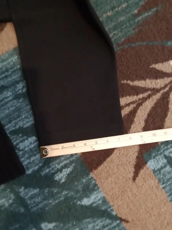 Quince Ultra Stretch Ponte Straight Leg 4 Pockets Black Office Capsule Wardrobe - Image 9