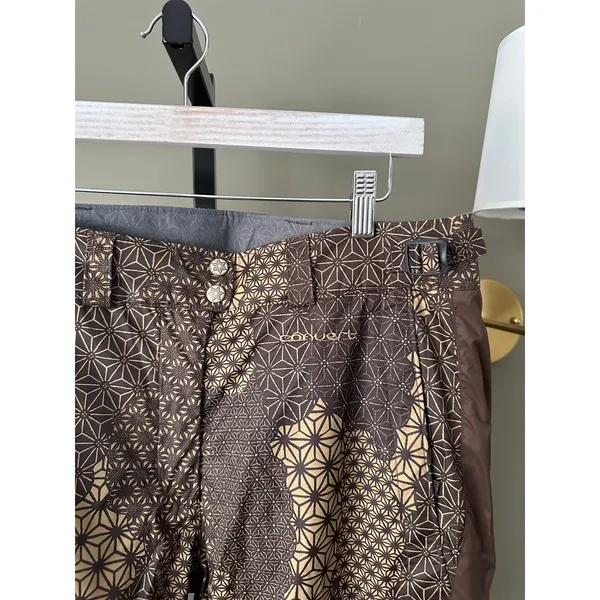 Columbia Convert Womens Snow Pants Brown Pattern Medium - Image 2