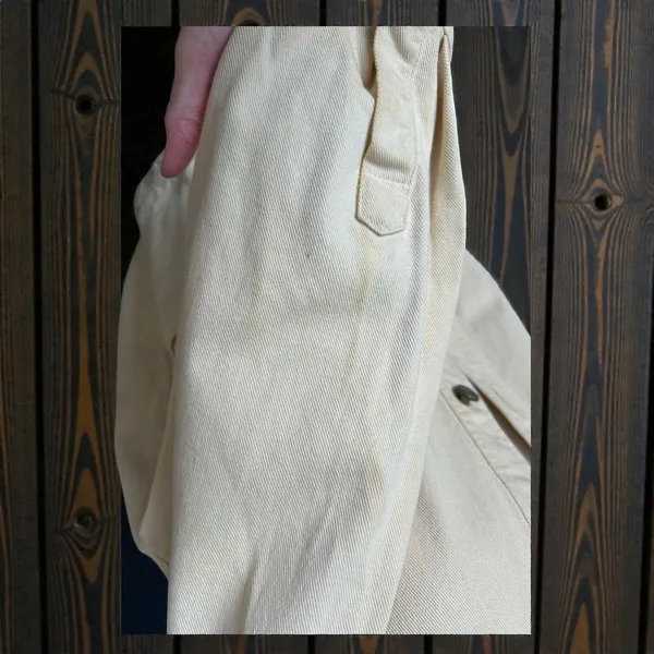 Vintage Escada Yellow Oversized Barn Coat Jacket Utility Size 34 Quiet Luxury - Image 13