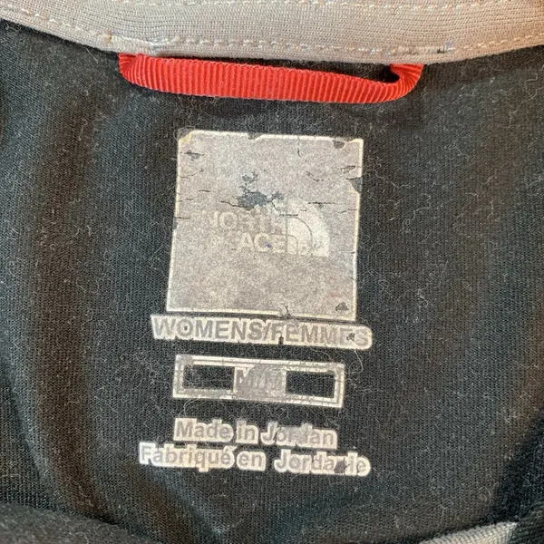 The North Face Hiking Hoodie Womens Medium Black Vapor Wick Lightweight Pullover - Image 3
