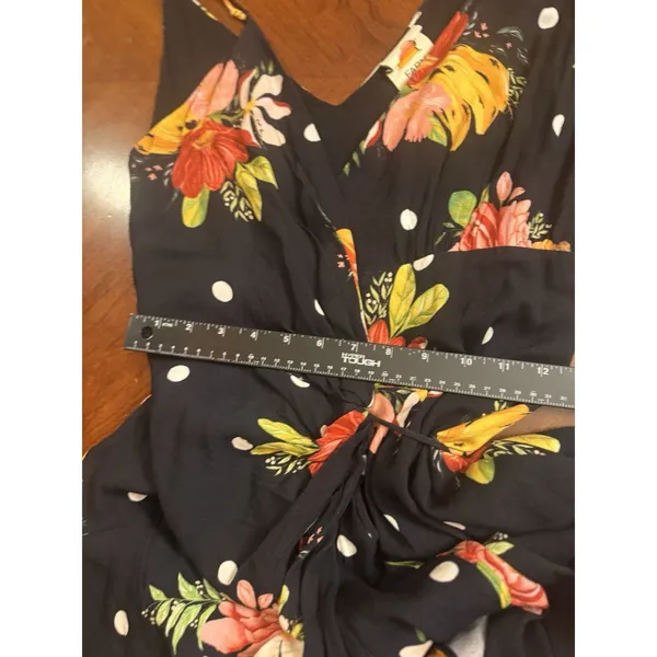 Farm Rio Floral Wrap Dress Size XS - Image 8