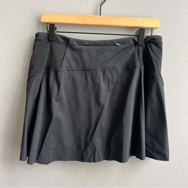 Athleta Match Point Skort Black Tennis Pickleball Golf Active Skirt Size Medium - Image 5