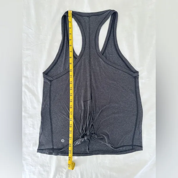 Lululemon Tie It Up Singlet - Heathered Black - 4 - Image 11