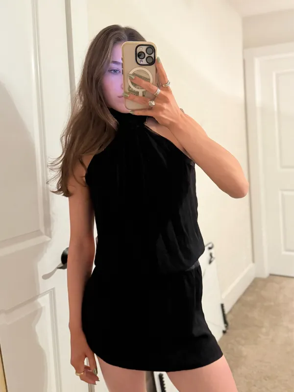 Ramy Brook Dress Mini Black - Image 2