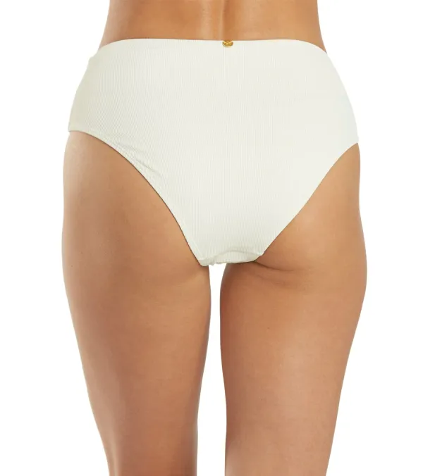 Quint Soul NWT Malibu High Rise Ivory/White Ribbed Bikini Set - S/M - Image 8