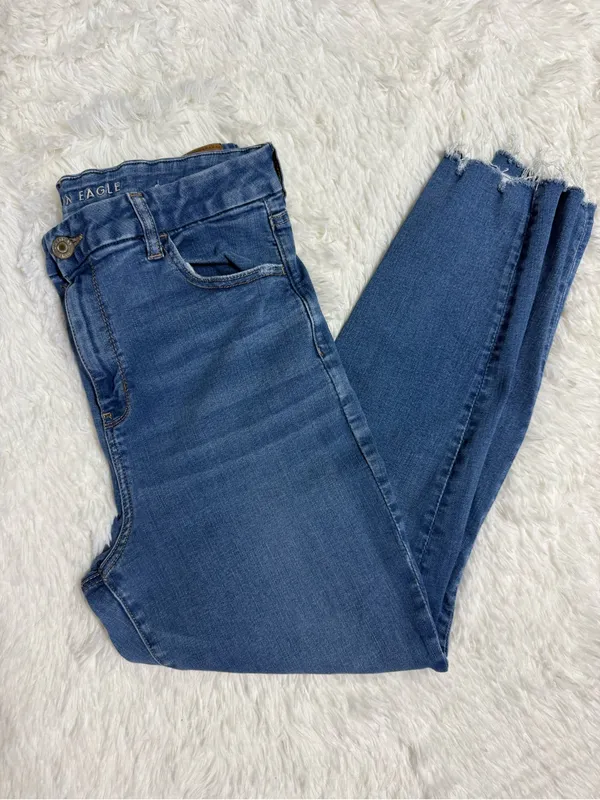 American Eagle Curvy Hi-Rise Jegging Size 16 Regular Next Level Stretch - Image 4