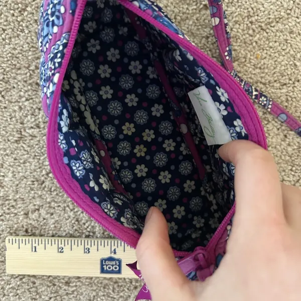 Vera Bradley Boysnberry Small Handbag Purse - Image 4