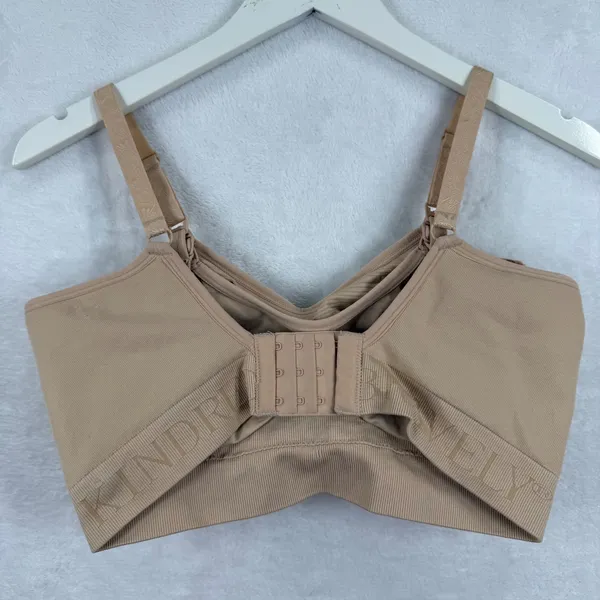 Kindred Bravely Sublime Hands-Free Pumping Nursing Bra Beige‎ Medium Wireless - Image 5