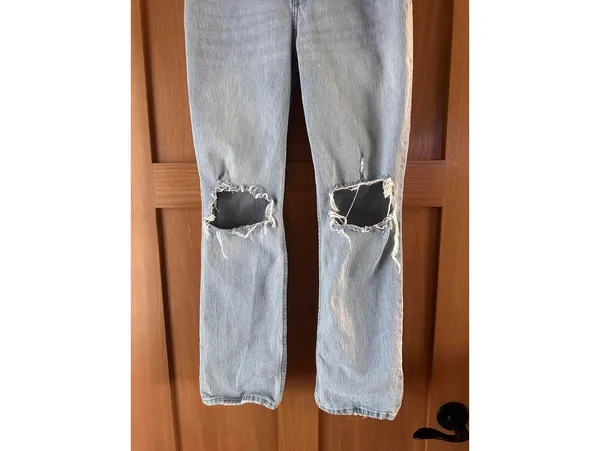 Abercrombie & Fitch The 90’s Straight Ultra High Rise Curve Jeans Women’s 26/2S - Image 3
