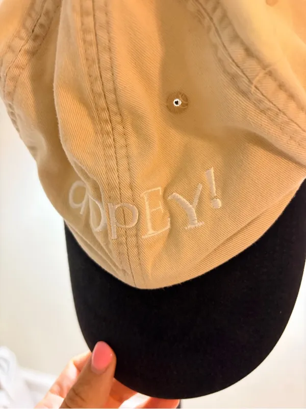Disney Dopey Beige Cap with Black Brim and Embroidered Detail - Image 3