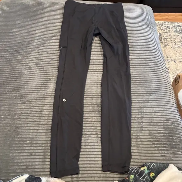 Women'S Lululemon Speed Up Tight Pants Leggings Yoga Running Black Sz 6 Nice! - Image 8