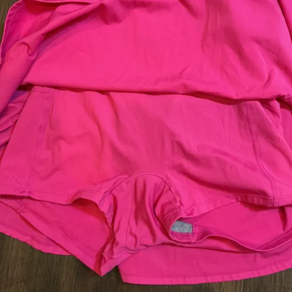 Halara Active Dress Hot Pink Twist Back Built-in Shorts Size M Tennis Pickleball - Image 2