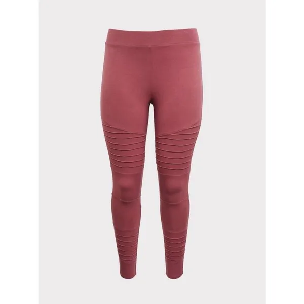 Torrid Classic Moto Full Length Leggings Mauve Pink 1x - Image 7