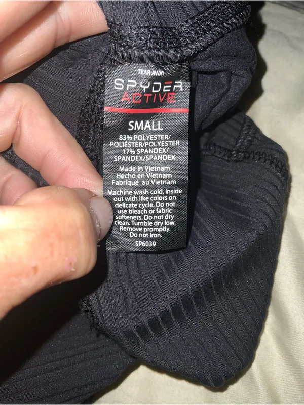 Spyder Black Performance Leggings for Women Small - Image 6