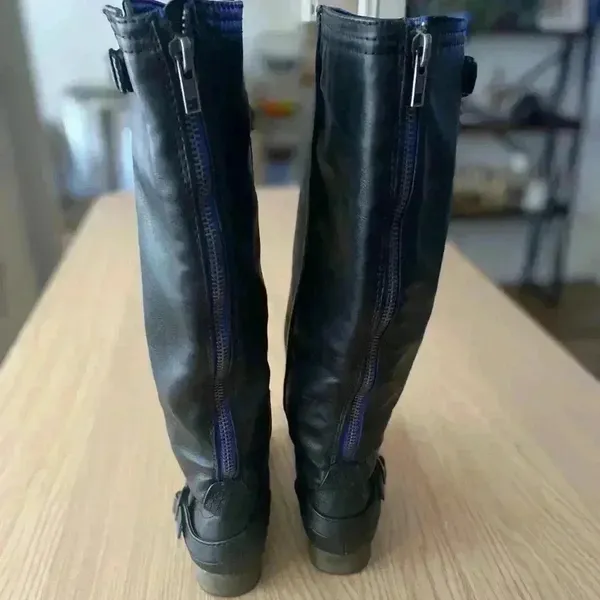 Route 66 Black Tall Boots 8W - Image 3
