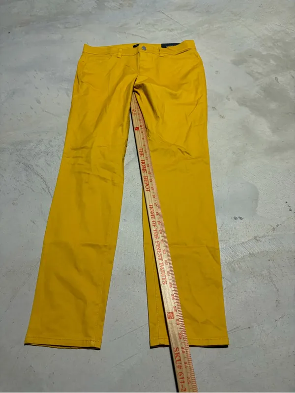 Ann taylor NWT modern skinny leg Yellow Pants 8 MSRP$80 - Image 5