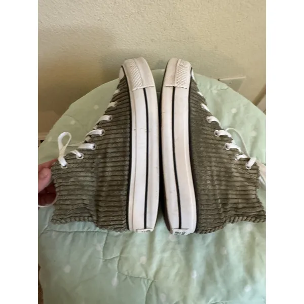 Converse Chuck Taylor All Star Lift Platform High Top Corduroy Size 8.5 - Image 5