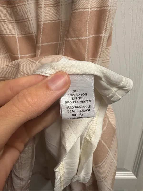 Prómesa Boutique Plaid Mini Dress Size Medium - Image 3