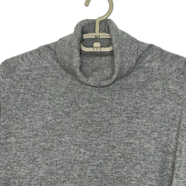Everlane Sweater‎ Womens Size XL Gray 100% Cashmere Turtleneck Cowl Pullover Top - Image 2