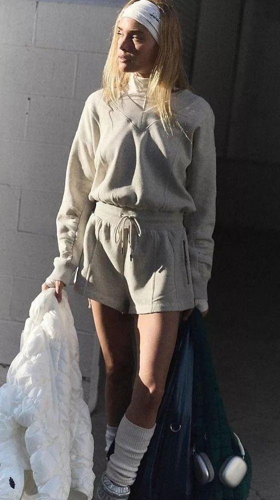 NWT Free People Intercept Romper In Heather Grey Sold Out Color - Image 3