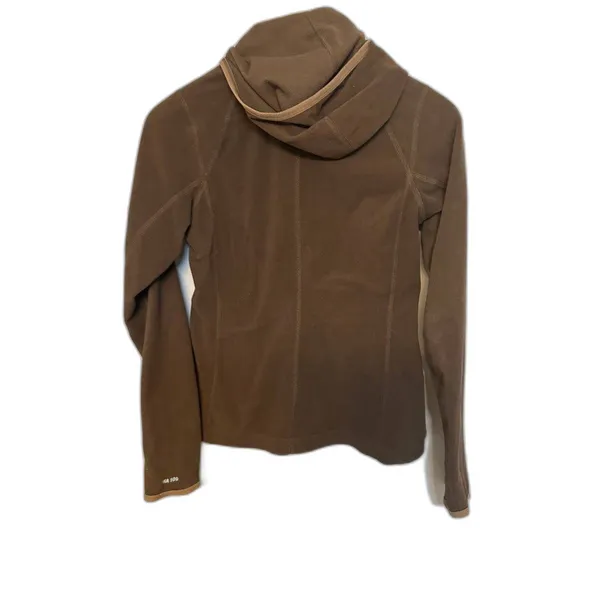 Vintage 1990 The North Face Hooded Fleece Jacket - size xs‎ - Image 5