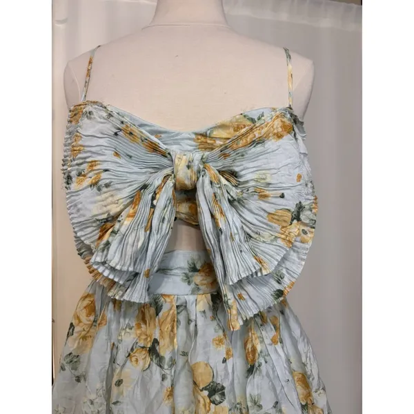 By The River Women’s Small Floral Ruffles Maxi Dress Whimsical Fairy *read Desc - Image 16