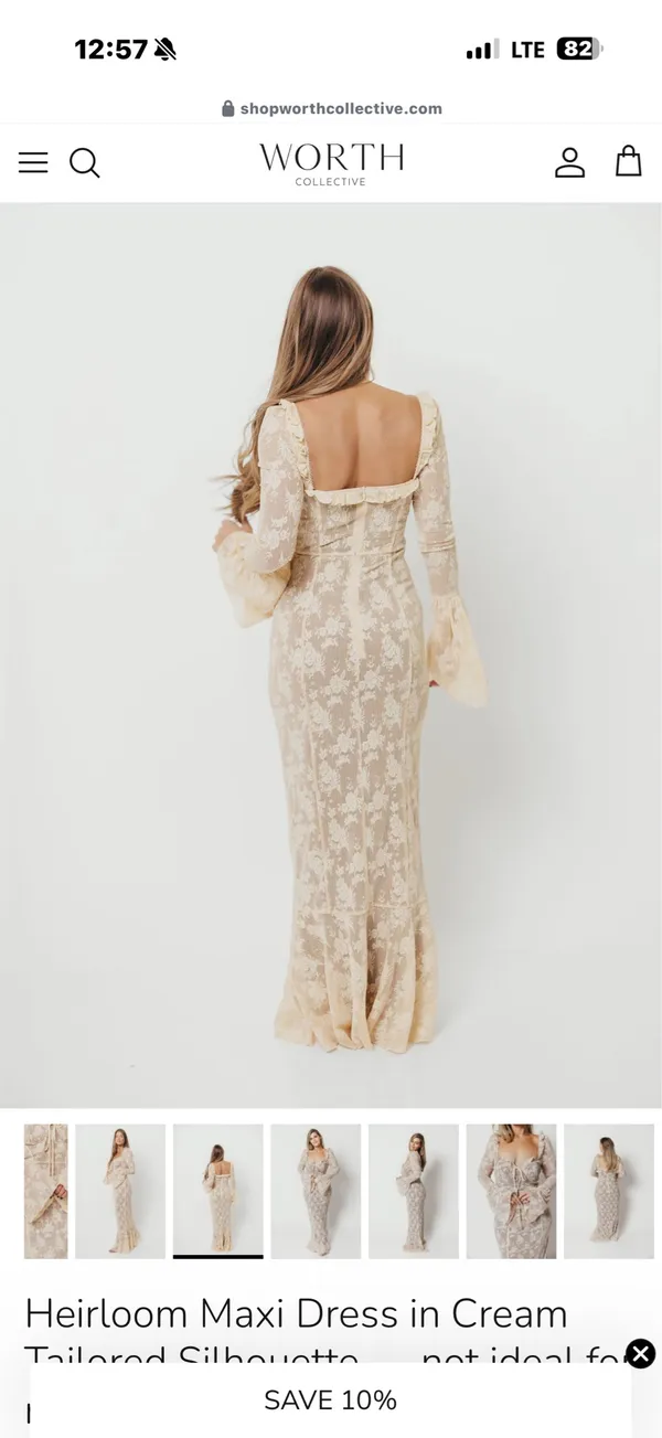 Worth Collective Heirloom Maxi Lace Dress - Image 6