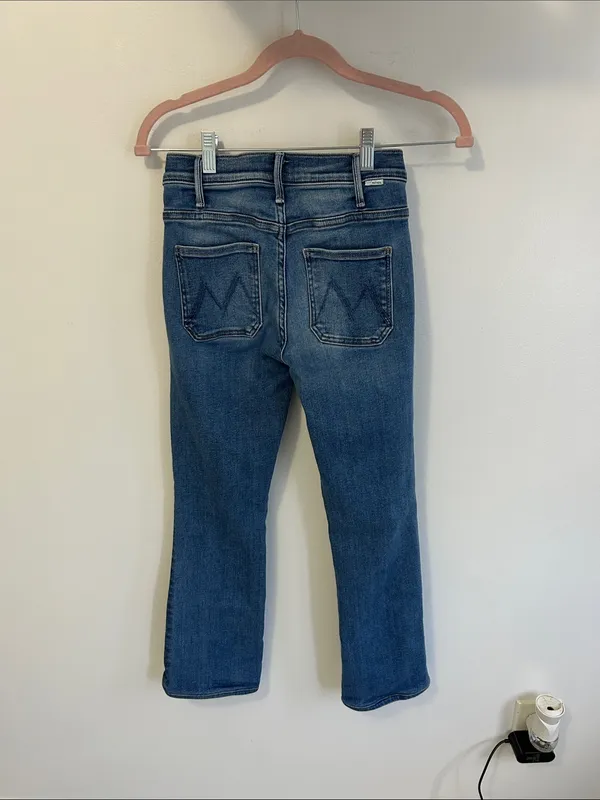 Mother The Patch Pocket Insider Ankle in Happy Pill - Image 4
