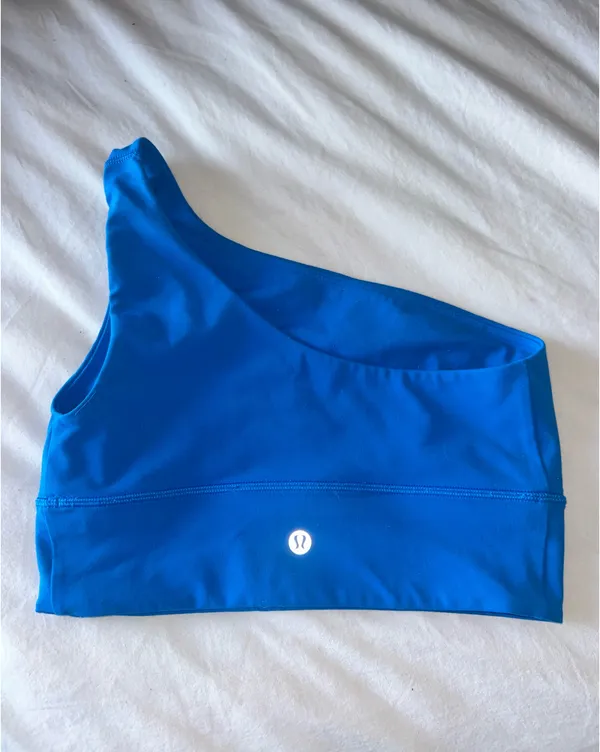 Lululemon Poolside Blue Asymmetrical Bra - Image 5