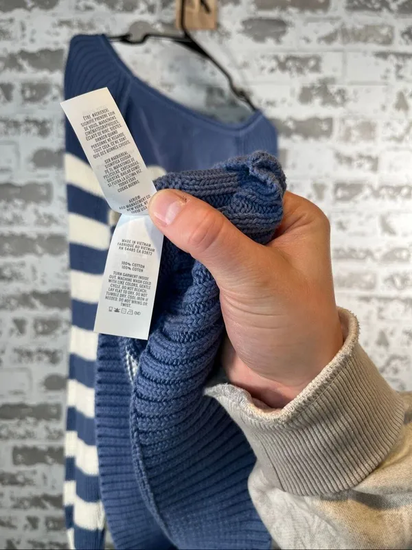 Aerie | women striped rolled neck knitted sweater square neck - Image 3