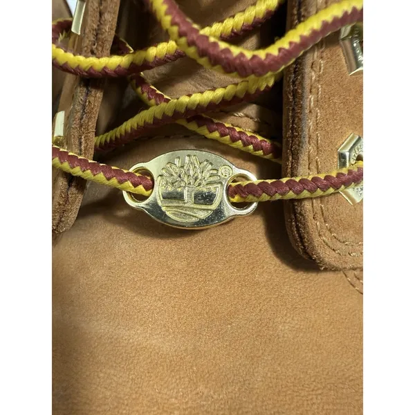 Timberland Outfitters Women’s Hiking Boots Size 7M Tan Ankle High Leather - Image 6