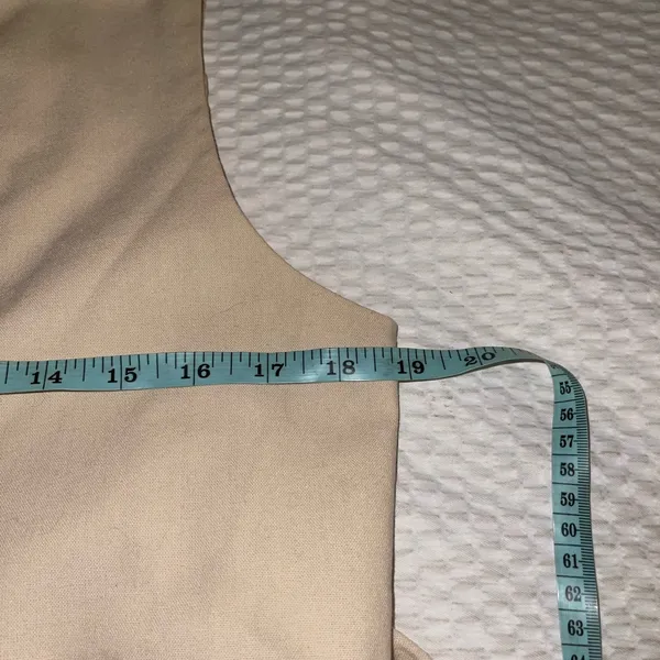 Sleeveless Beige Button - Image 6